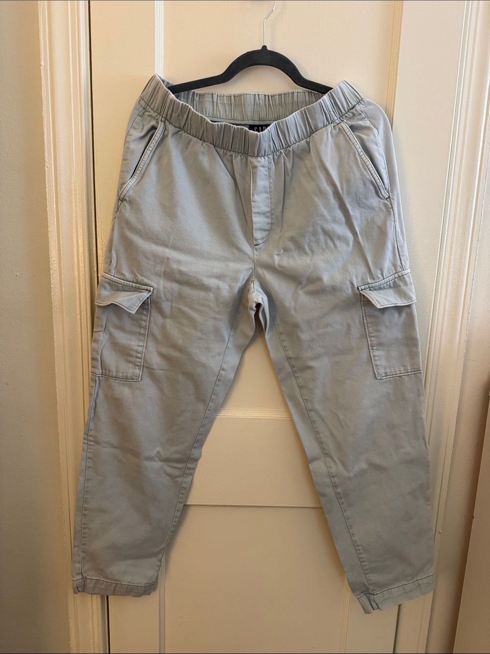 GAP Light blue Cargo Jogger Pants - Elastic Waist